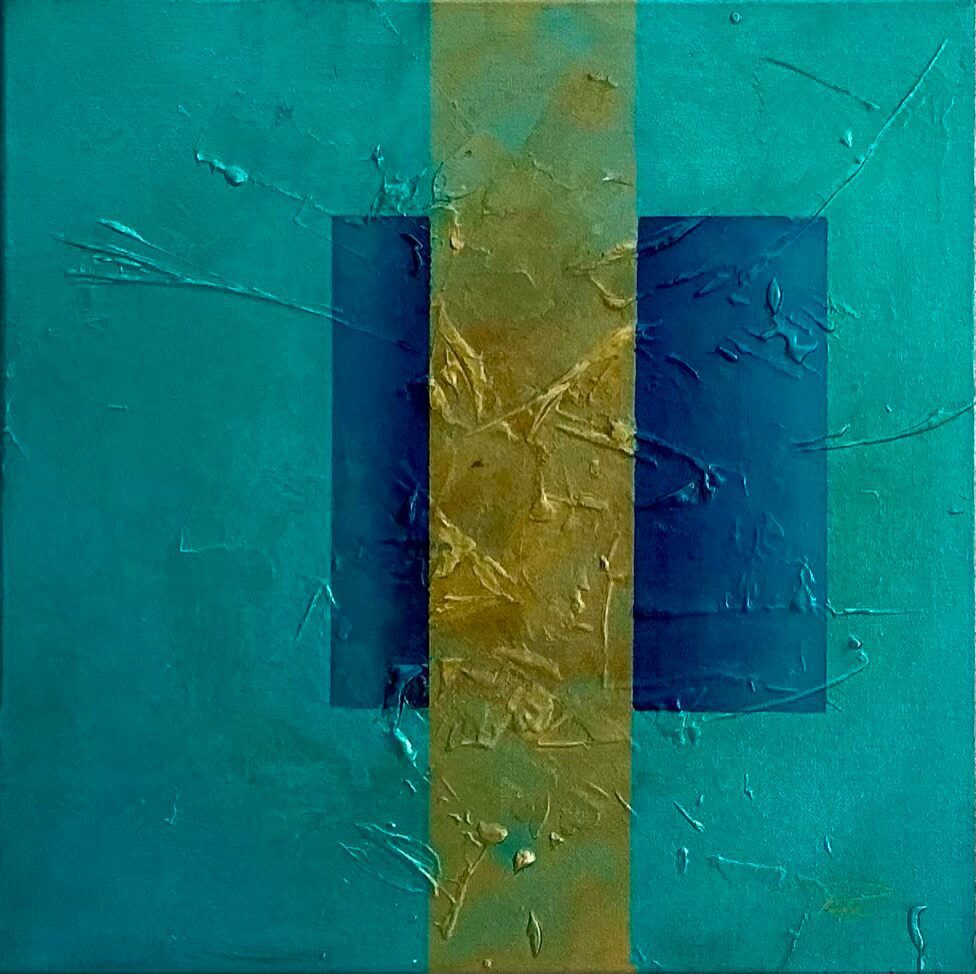 Scars of Life-Les cicatrices en relief qui parcourent la toile évoquent les blessures, les épreuves et les traces que la vie laisse sur chacun,