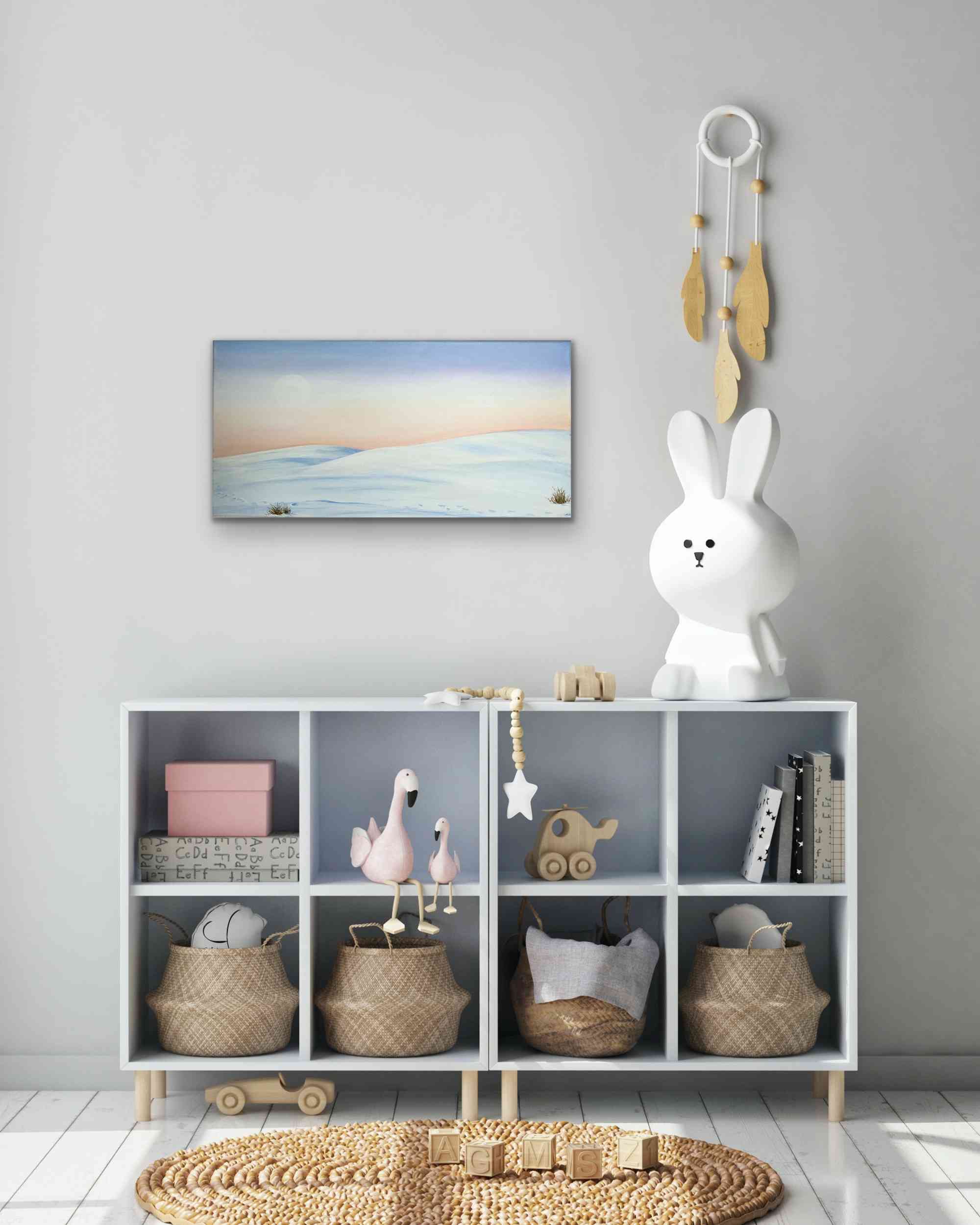 Traces - Paysage de neige fugace au coucher de soleil – Image 5