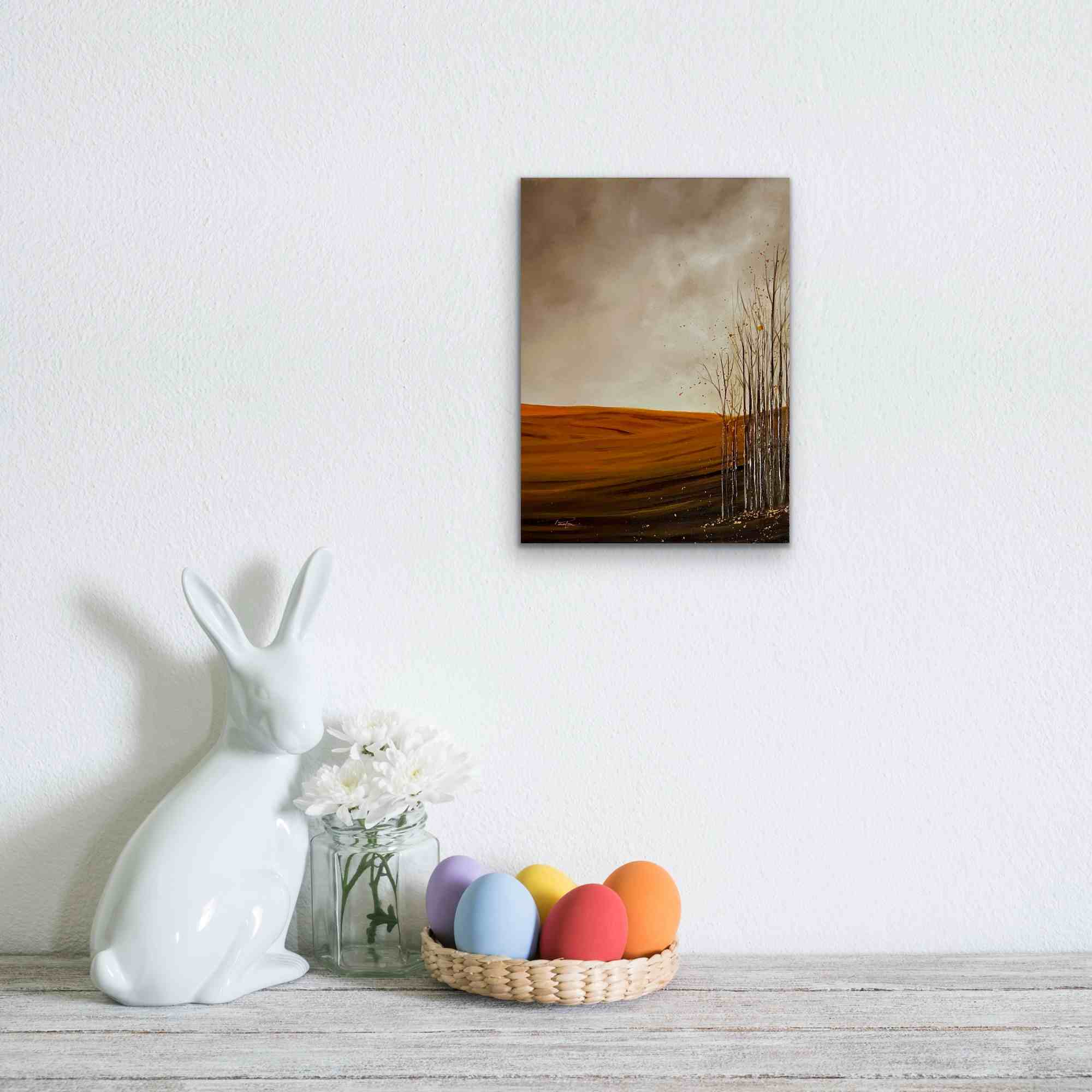 Blues de l'Automne – Paysage mélancolique 40x30 cm – Image 5