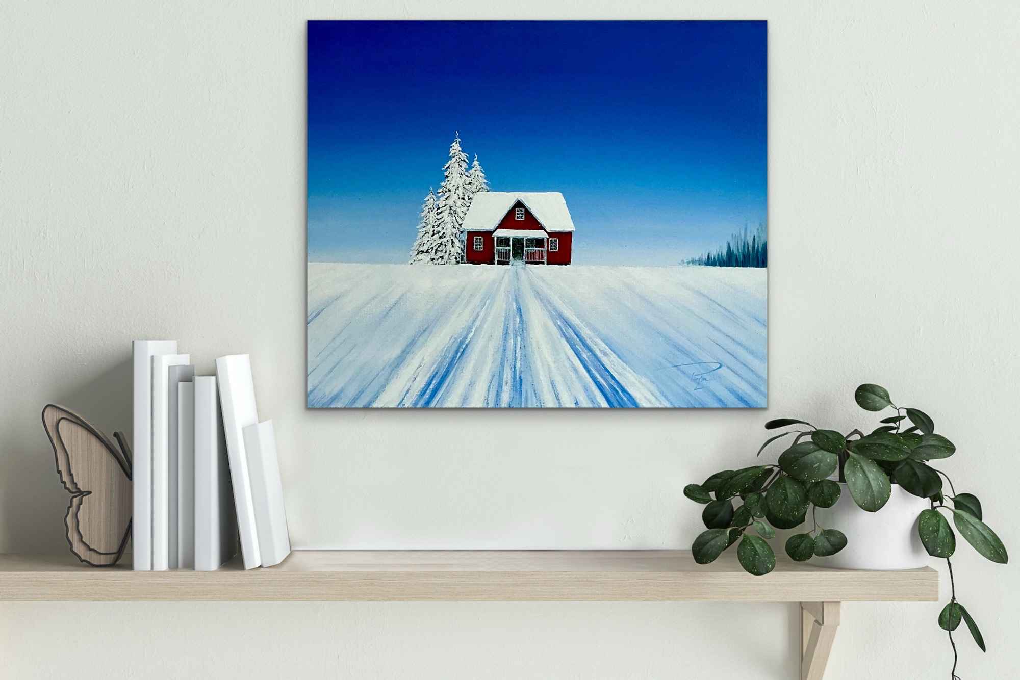 Lumière en Acadie-etagere